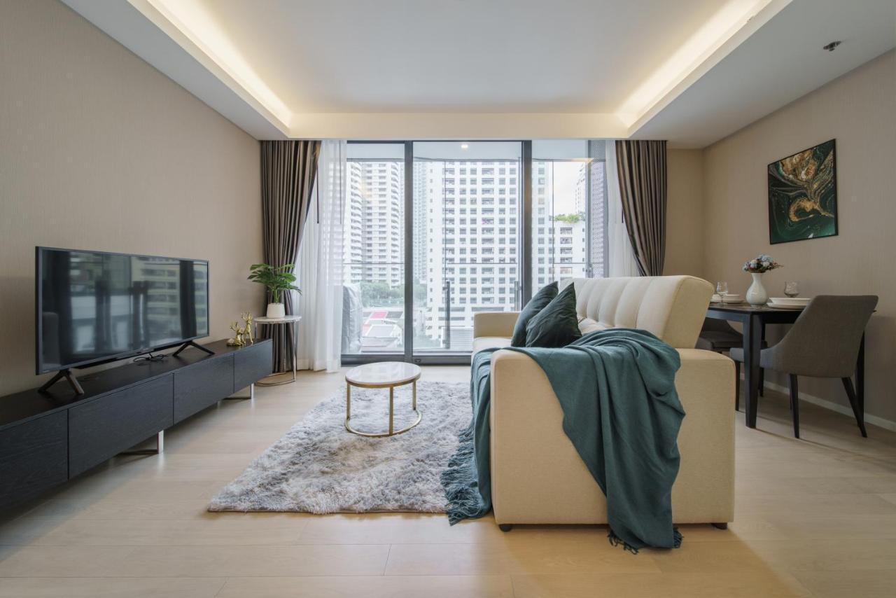 Appartement Sukhumvit 11#Luxury#Pool#Gym#Bts Nana&Mrt Sukhumvit#1Br#Max4Ppl à Bangkok Extérieur photo