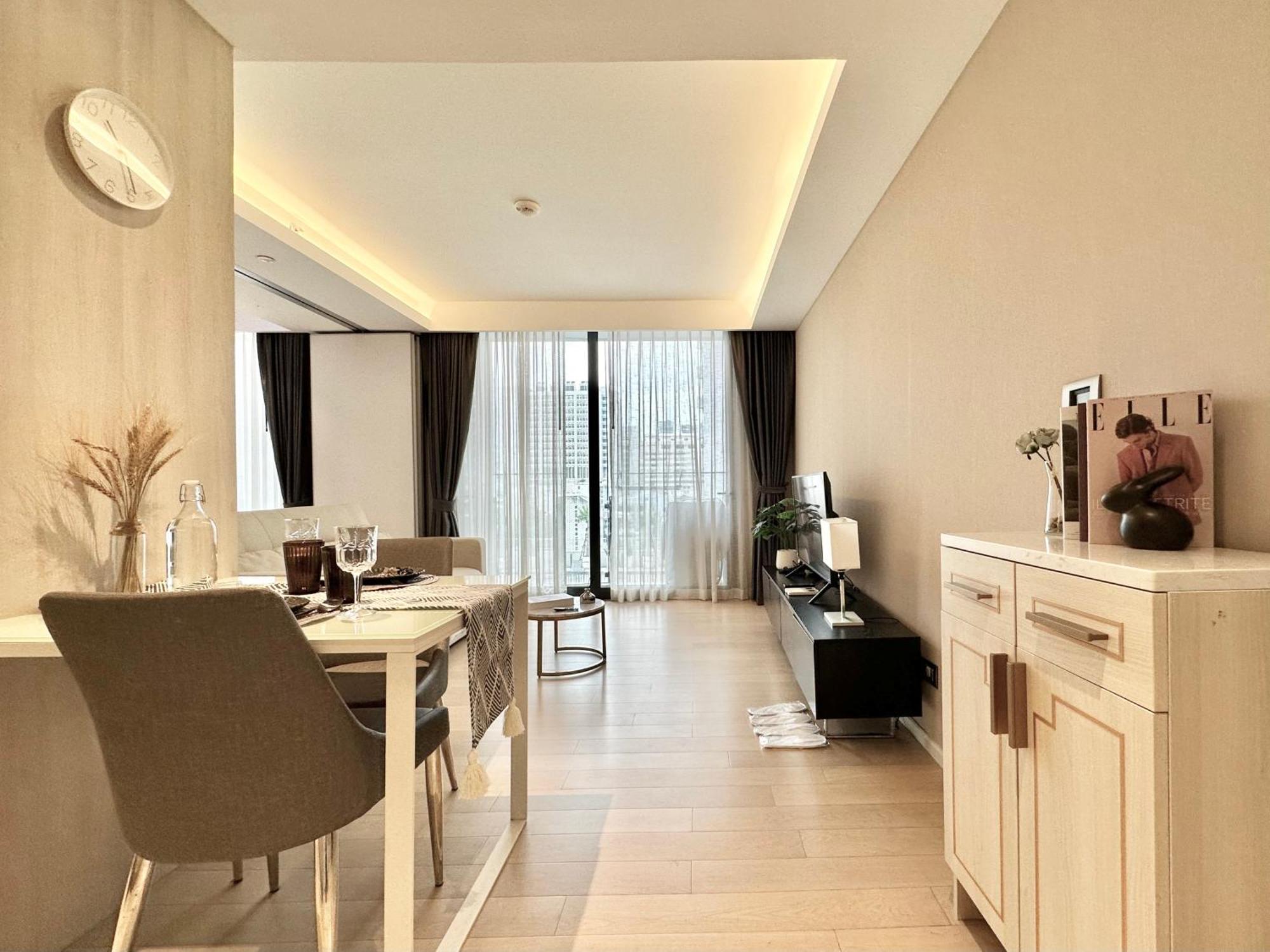 Appartement Sukhumvit 11#Luxury#Pool#Gym#Bts Nana&Mrt Sukhumvit#1Br#Max4Ppl à Bangkok Extérieur photo