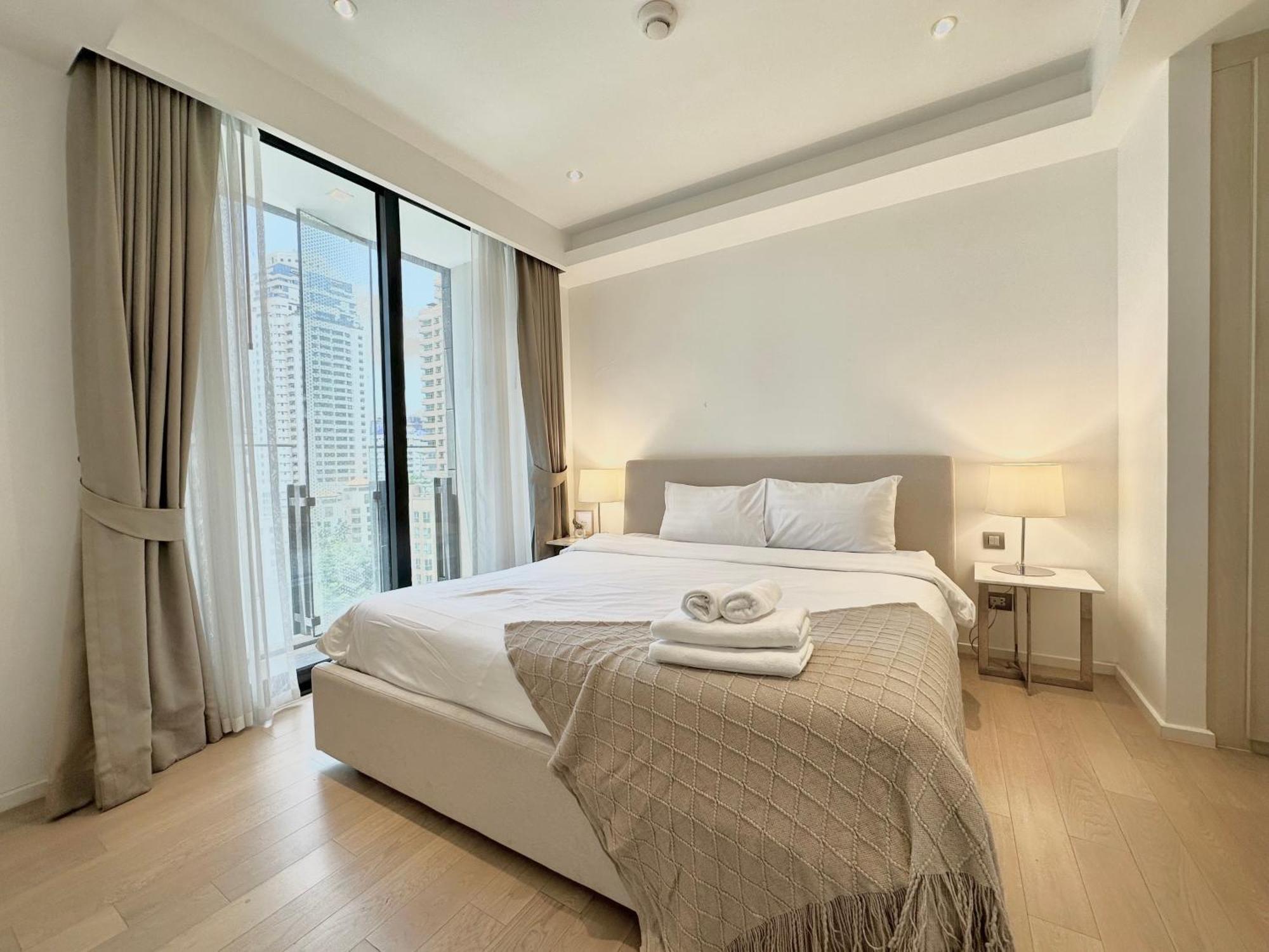 Appartement Sukhumvit 11#Luxury#Pool#Gym#Bts Nana&Mrt Sukhumvit#1Br#Max4Ppl à Bangkok Extérieur photo