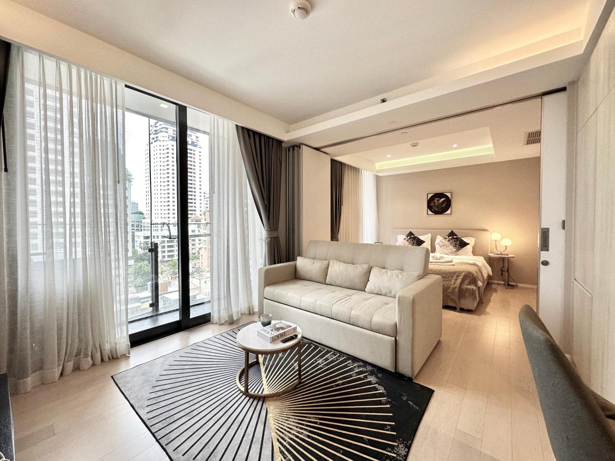 Appartement Sukhumvit 11#Luxury#Pool#Gym#Bts Nana&Mrt Sukhumvit#1Br#Max4Ppl à Bangkok Extérieur photo