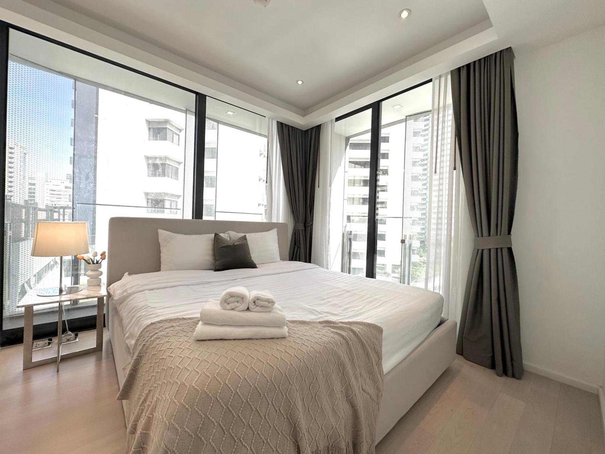 Appartement Sukhumvit 11#Luxury#Pool#Gym#Bts Nana&Mrt Sukhumvit#1Br#Max4Ppl à Bangkok Extérieur photo